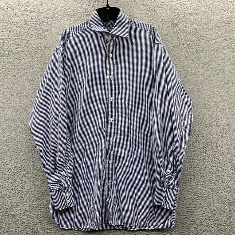 SEIZE Sur VINGT Shirt Mens Size XL Button Up Plaid Long Sleeve Extra Large*
